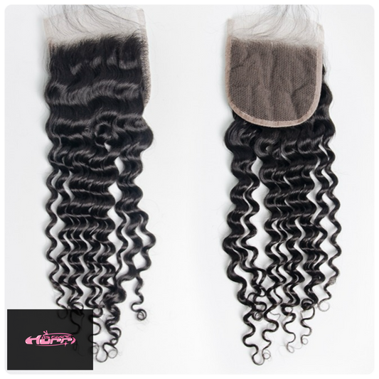 PREMIUM VIRGIN CLOSURES - CURLY TEXTURES